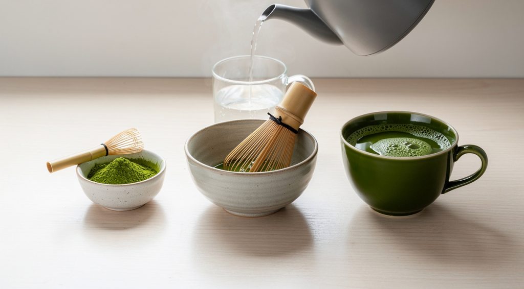 Comment faire un thé matcha