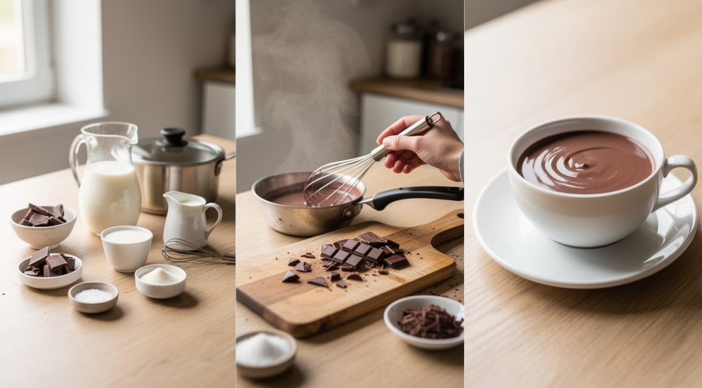 Comment faire un vrai chocolat chaud