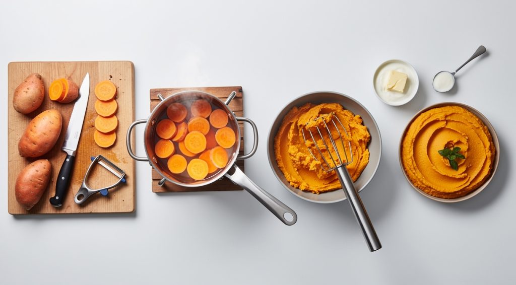 Comment faire une purée de patate douce