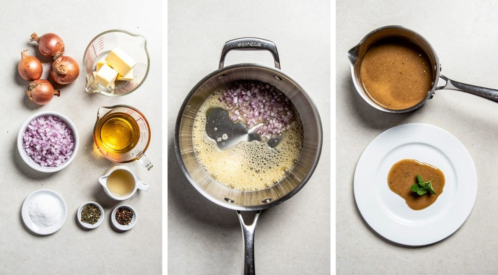 Comment faire une sauce à l&rsquo;échalote