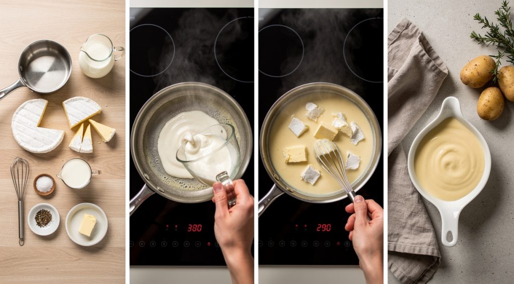 Comment faire une sauce au camembert