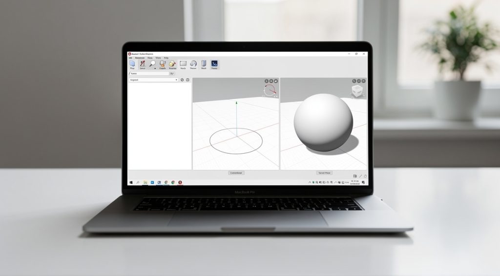 Comment faire une sphère sur SketchUp