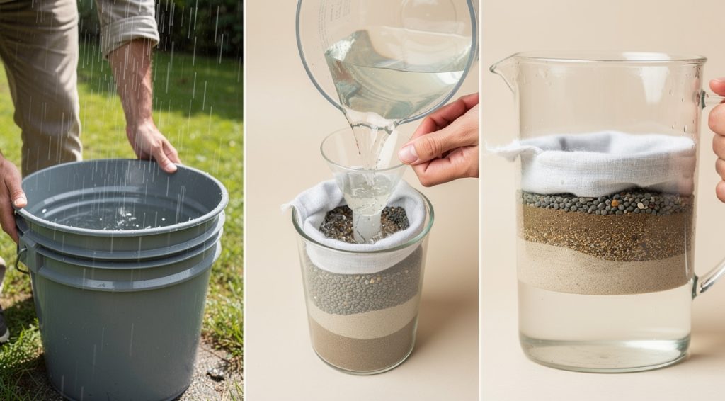 Comment filtrer de l&rsquo;eau de pluie : guide complet