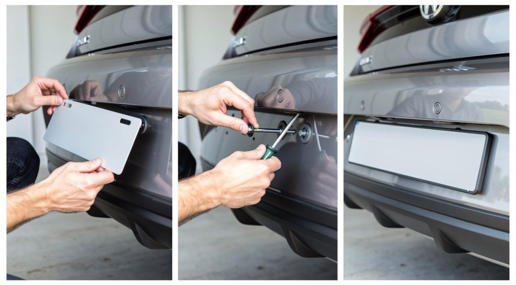 Comment fixer une plaque d&rsquo;immatriculation