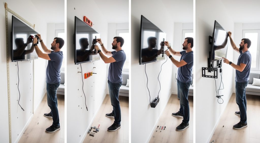 Comment fixer une télé au mur