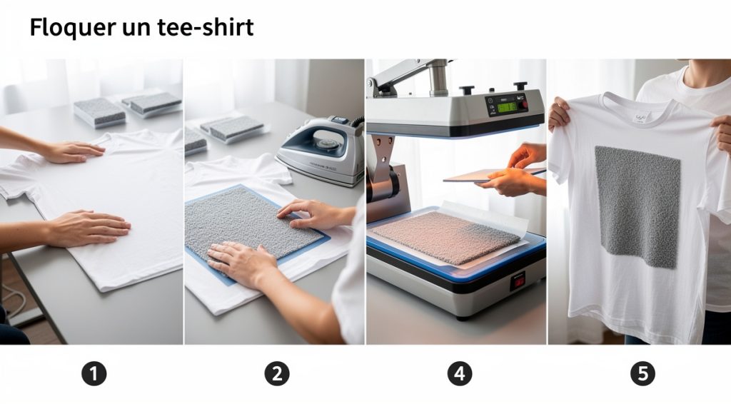 Comment floquer un tee-shirt : guide complet