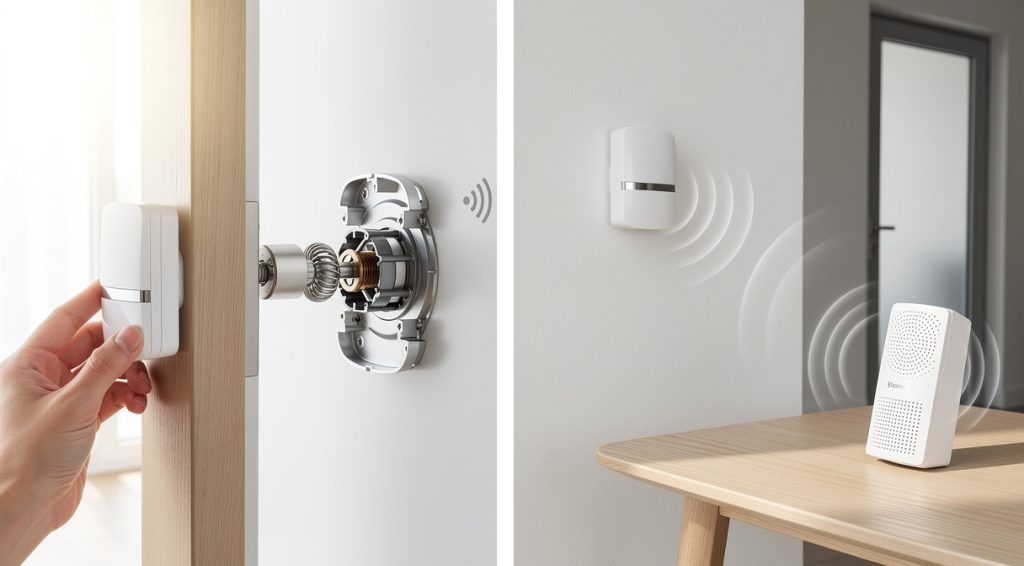 Comment fonctionne une sonnette sans pile