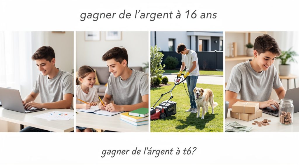 Comment gagner de l&rsquo;argent à 16 ans