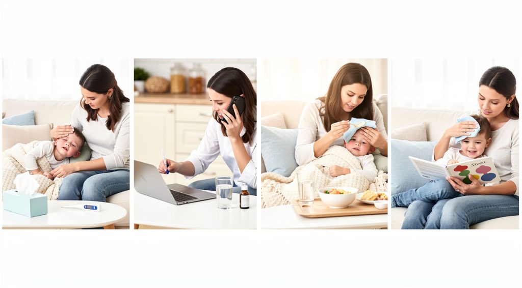 Comment gérer une nounou malade