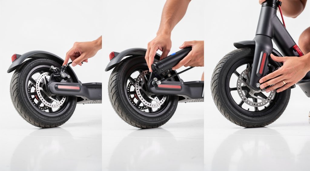 Comment gonfler un pneu de trottinette électrique