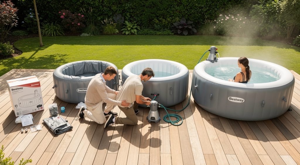 Comment gonfler un spa Bestway
