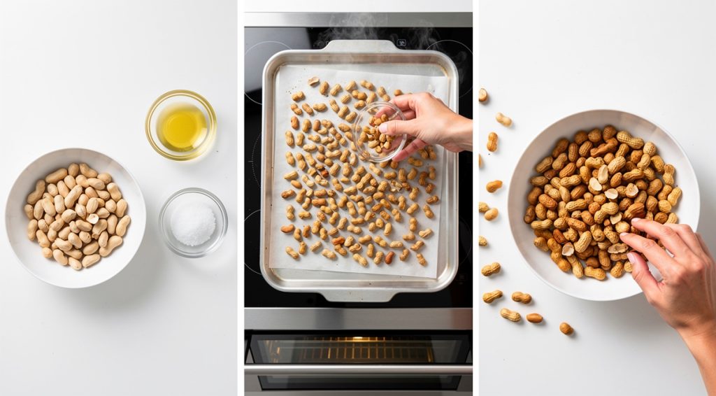 Comment griller des cacahuètes crues