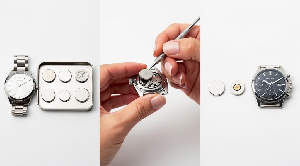 Comment identifier la pile pour montre