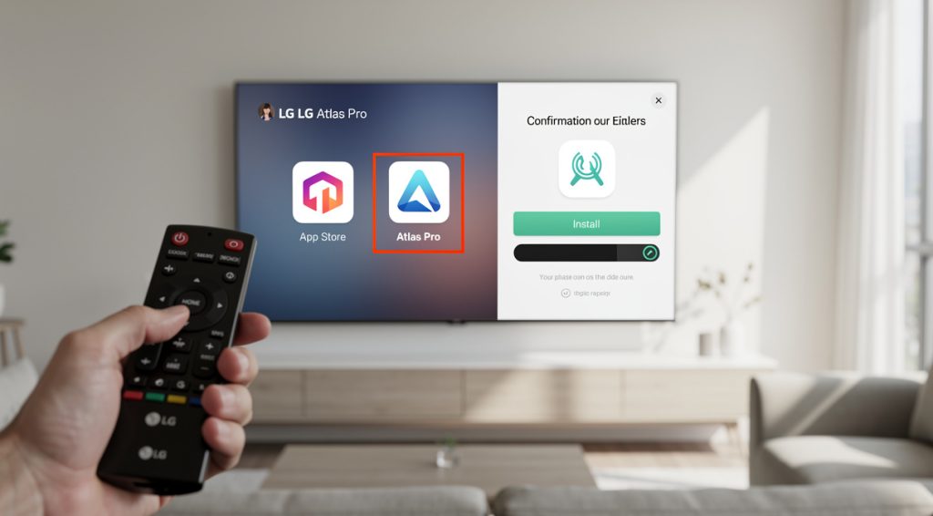 Comment installer Atlas Pro sur TV LG
