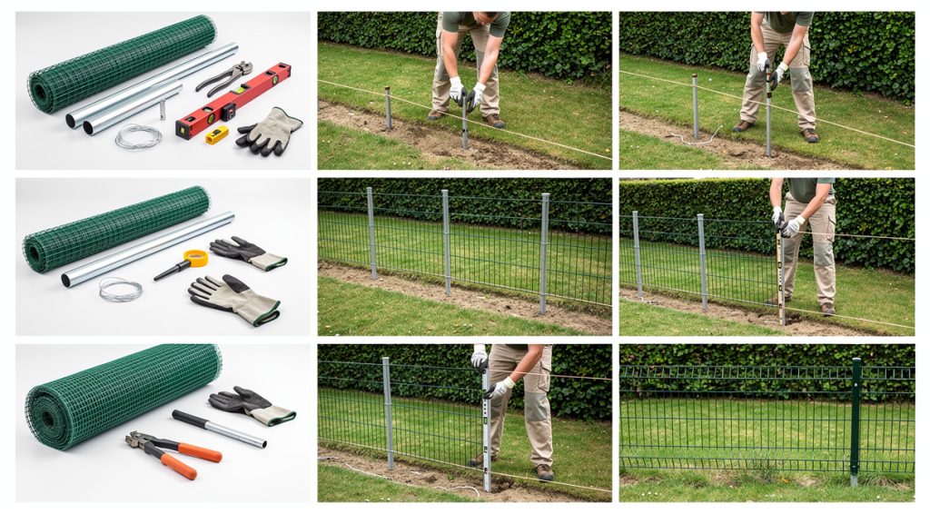 Comment installer un grillage : guide complet