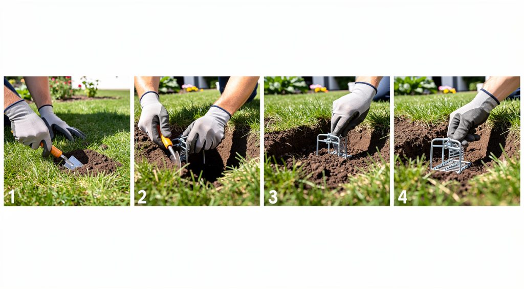 Comment installer un piège à taupe efficacement