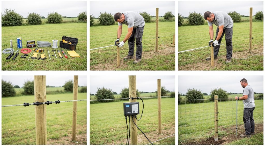 Comment installer une clôture électrique