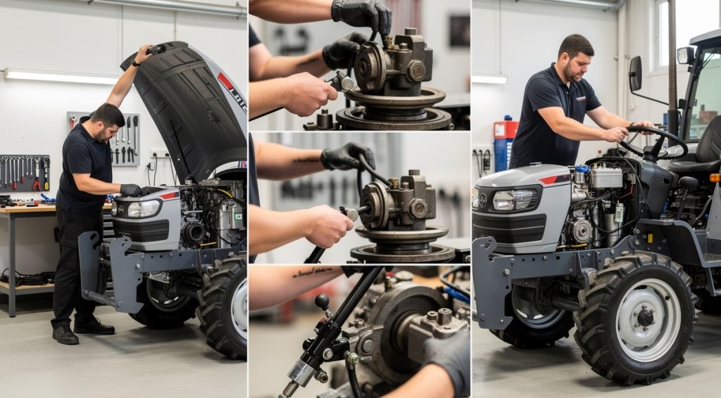 Comment installer une direction assistée sur tracteur