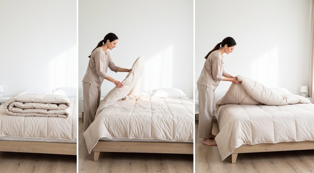 Comment installer une housse de couette facilement