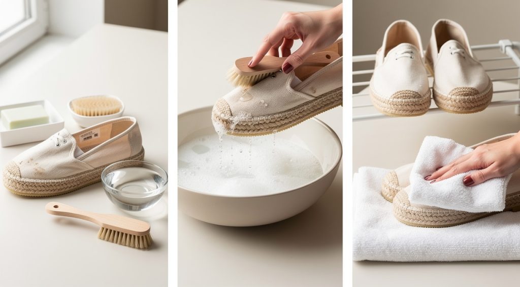 Comment laver des espadrilles efficacement