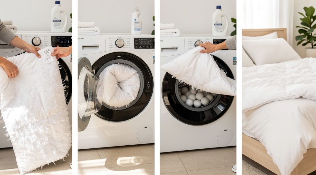 Comment laver une couette en plumes