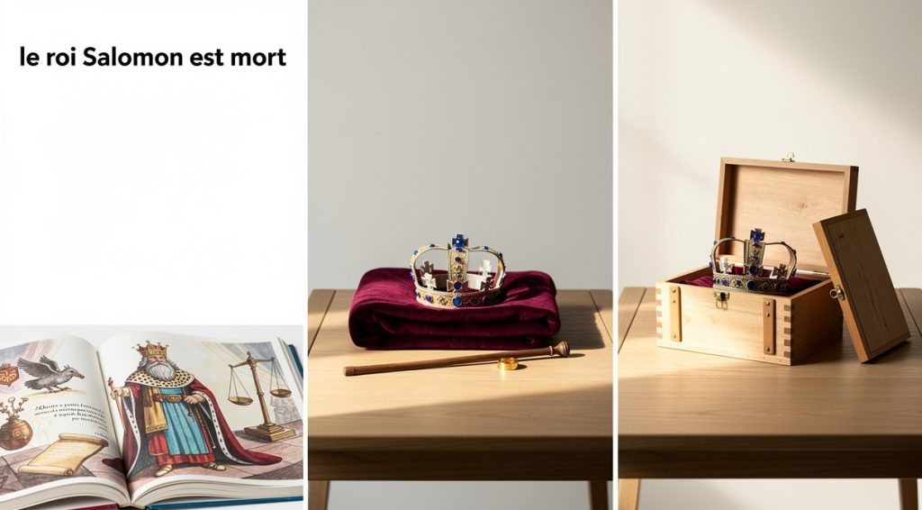 Comment le roi Salomon est mort