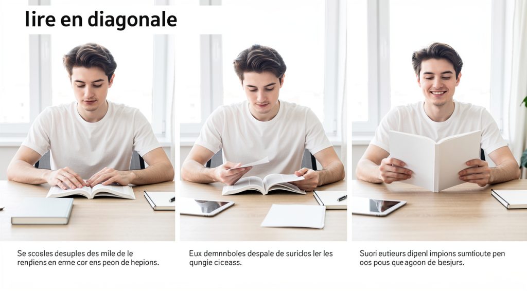 Comment lire en diagonale : guide complet