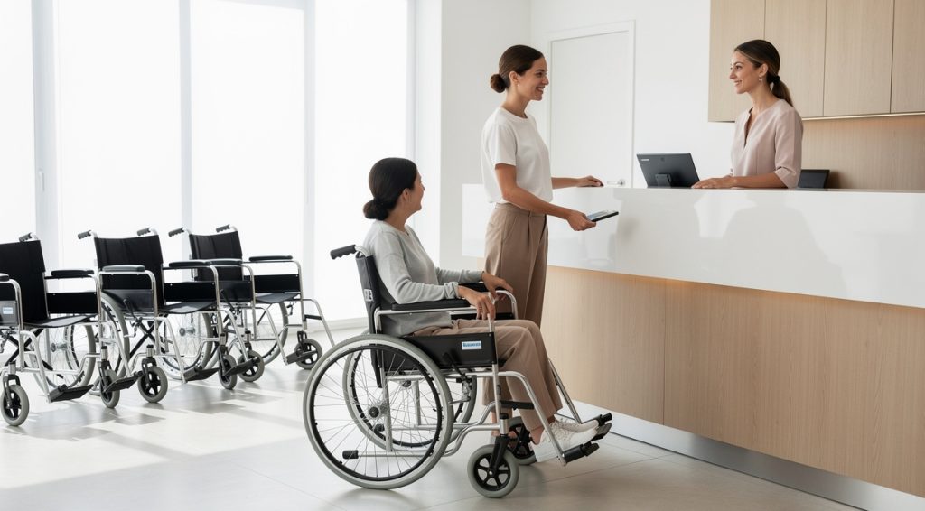 Comment louer un fauteuil roulant : guide complet