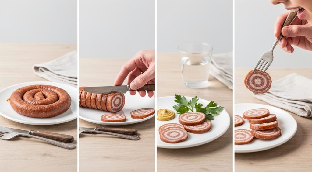 Comment manger l&rsquo;andouille de Guémené : guide pratique