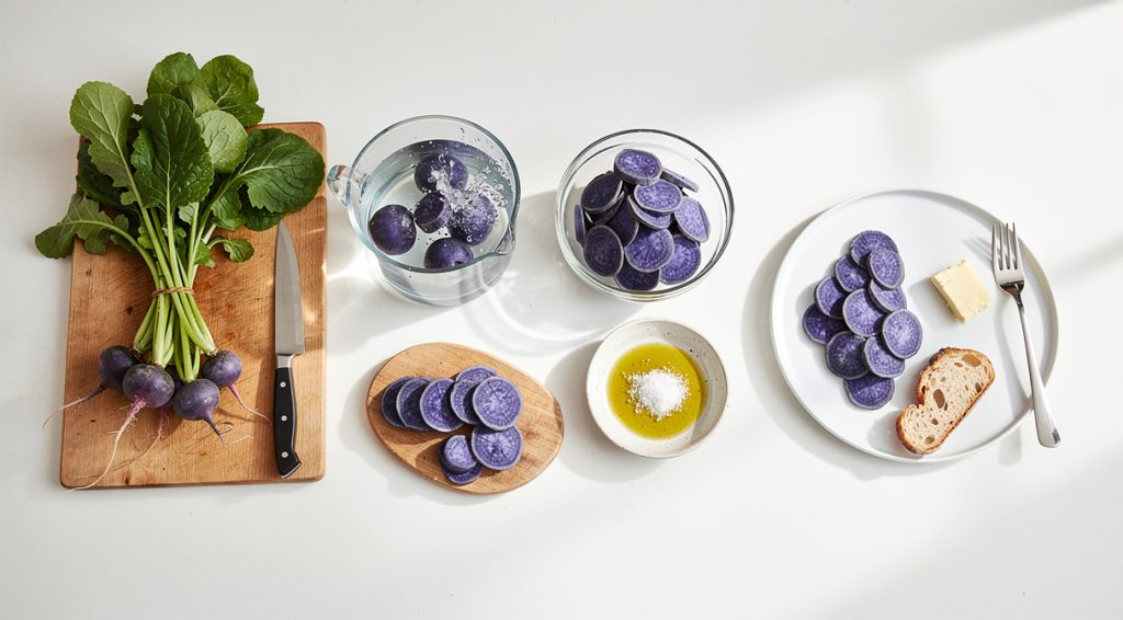 Comment manger le radis bleu