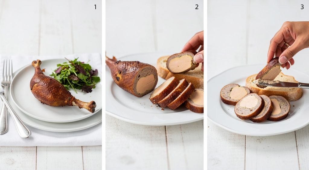 Comment manger un cou de canard farci