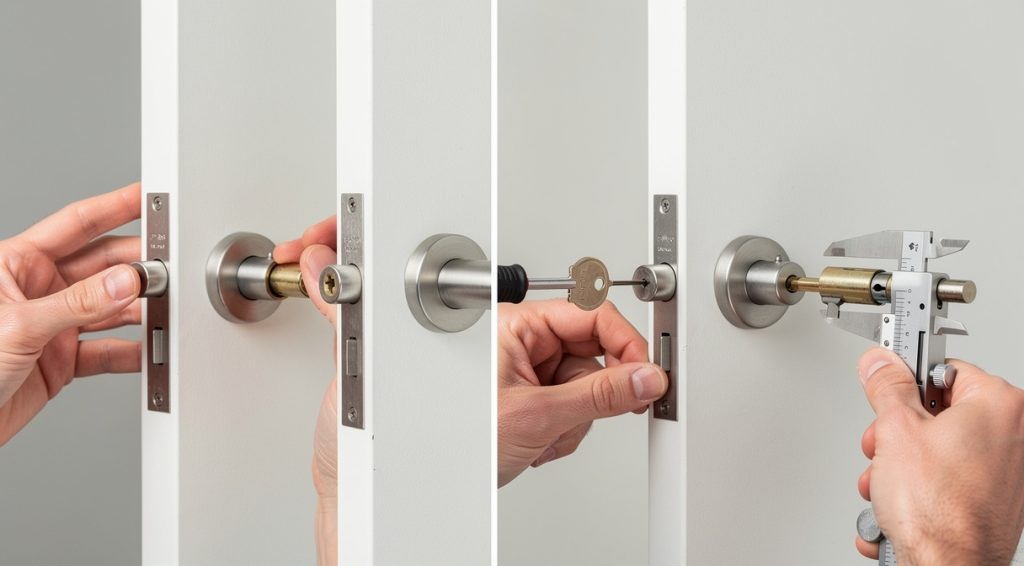 Comment mesurer un cylindre de porte