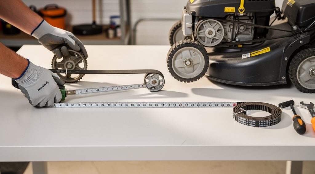 Comment mesurer une courroie de tondeuse