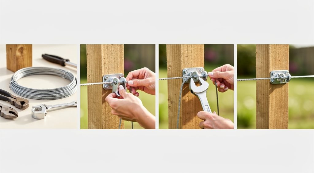 Comment mettre un tendeur de fil