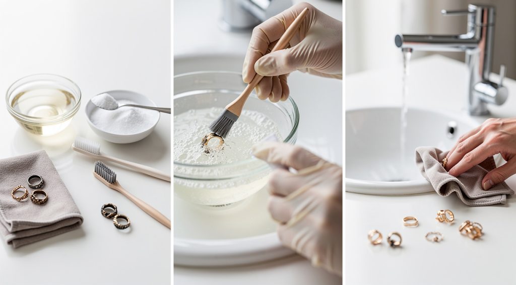 Comment nettoyer de l&rsquo;or noirci : guide complet