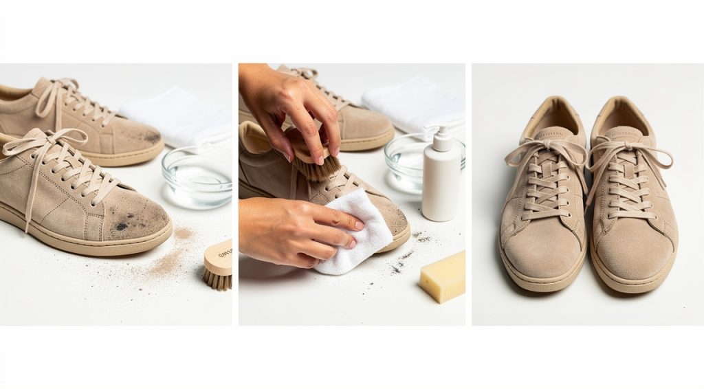 Comment nettoyer des baskets en daim
