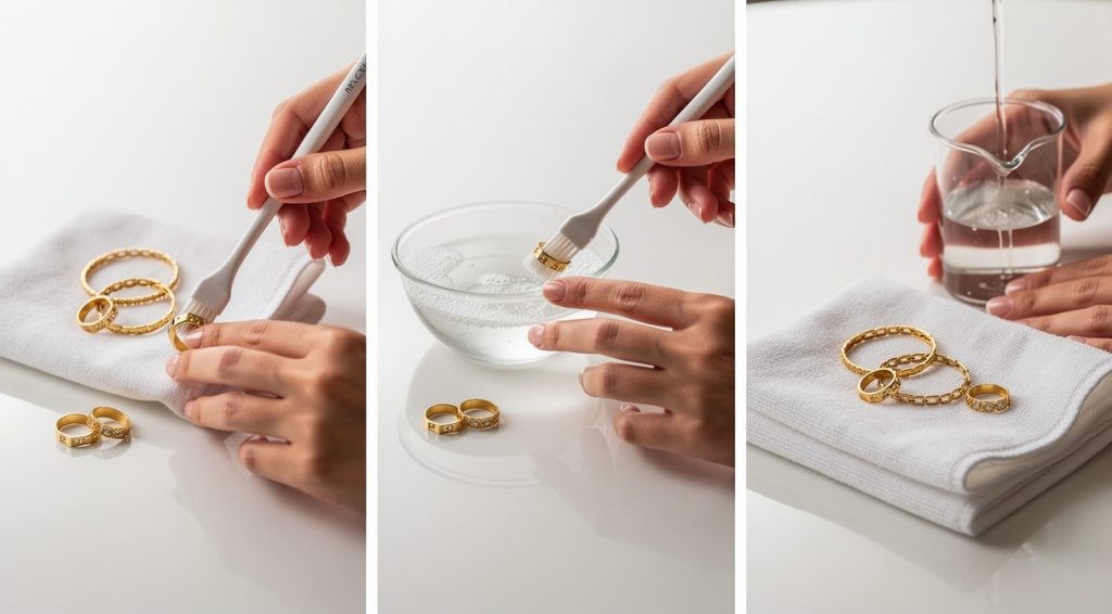 Comment nettoyer des bijoux plaqué or