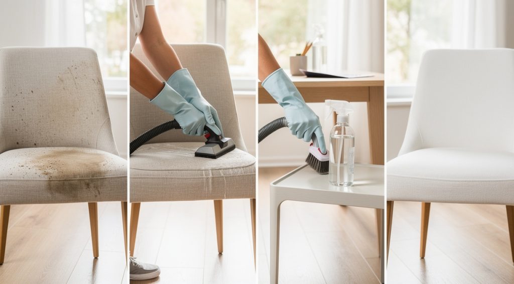 Comment nettoyer des chaises en tissu