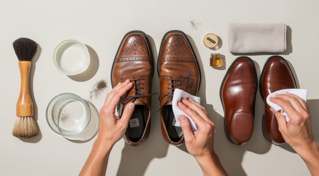 Comment nettoyer des chaussures en cuir