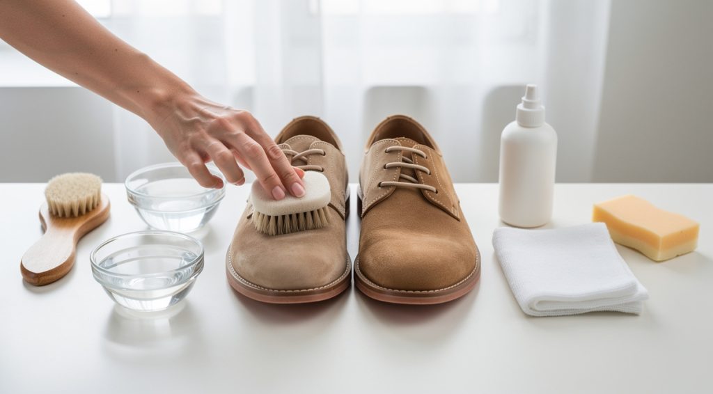 Comment nettoyer des chaussures en nubuck