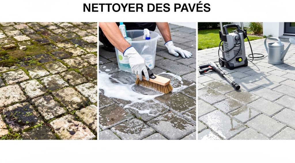 Comment nettoyer des pavés : guide complet