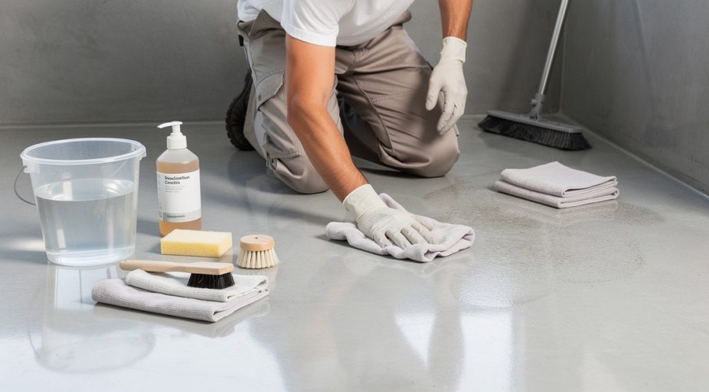 Comment nettoyer du béton ciré : guide pratique
