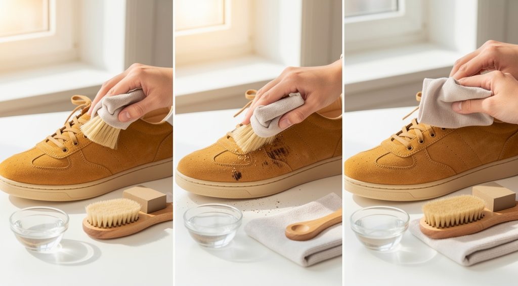 Comment nettoyer le daim d&rsquo;une chaussure