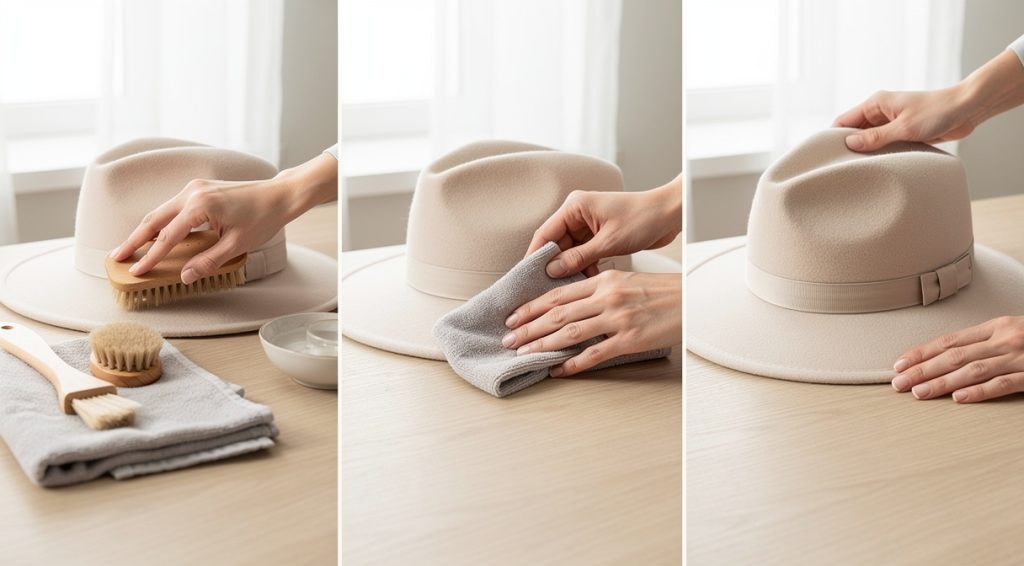 Comment nettoyer un chapeau en feutre