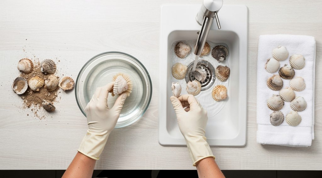 Comment nettoyer un coquillage : guide complet