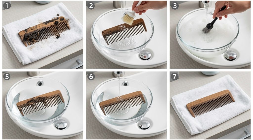 Comment nettoyer un peigne efficacement