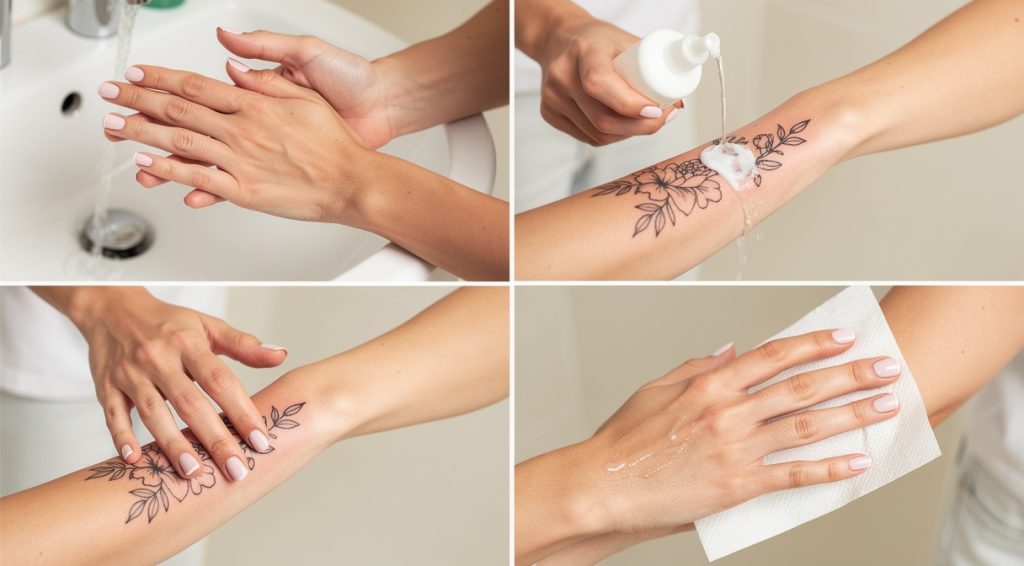 Comment nettoyer un tatouage neuf