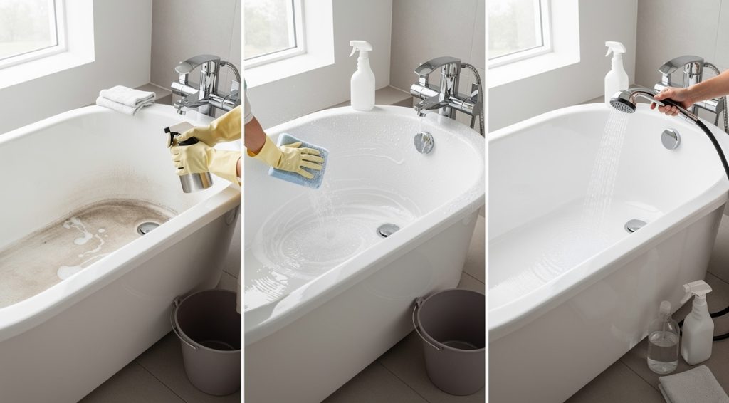 Comment nettoyer une baignoire efficacement