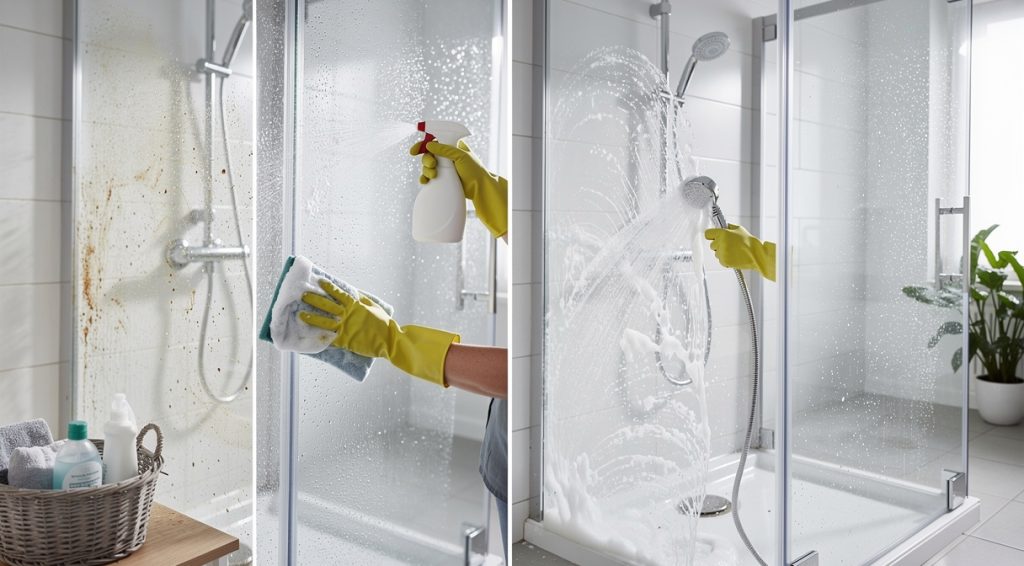Comment nettoyer une cabine de douche : guide complet