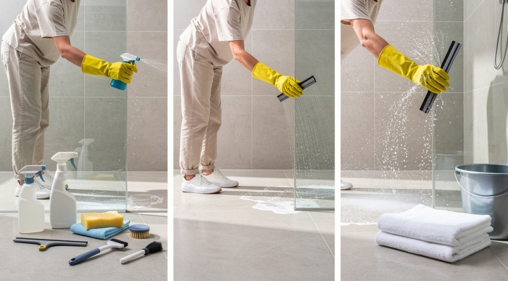 Comment nettoyer une douche italienne efficacement